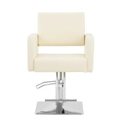 Carlisle-kampaajan tuoli jalkatukella, istuinkorkeus 49–63 cm, max 150 kg, beige