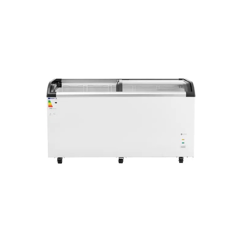 Royal Catering RCFZ-248G pakastearkku 445 l lasiovilla