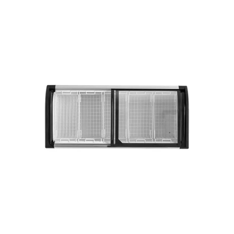 Royal Catering RCFZ-248G pakastearkku 445 l lasiovilla