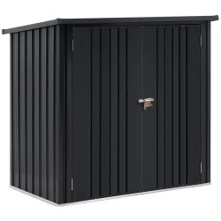 Uniprodo metallivarasto 142 x 87 x 134 cm sinkitty teräs