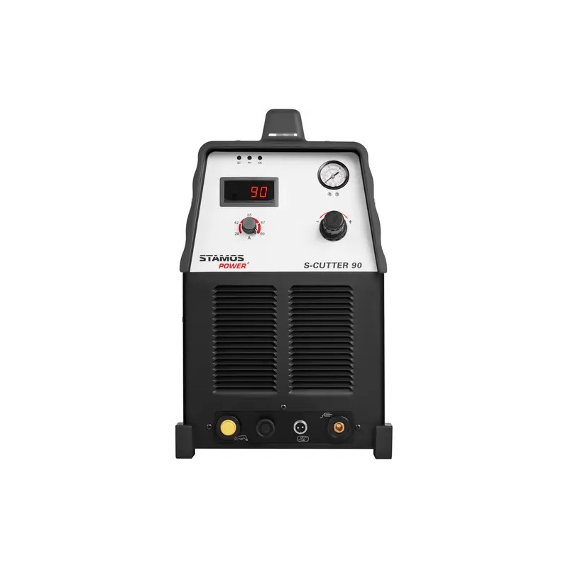 Stamos Power S-CUTTER 90 plasmaleikkurisetti 90 A 400 V ja Carbonic-hitsauskypärä 34 kg