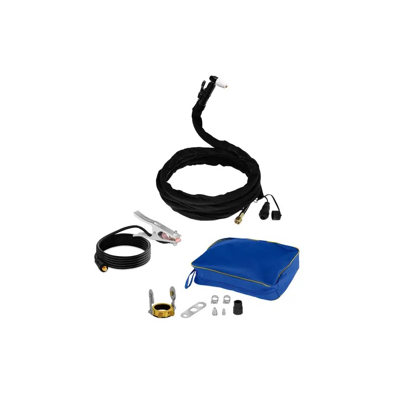 Stamos Power S-CUTTER 90 plasmaleikkurisetti 90 A 400 V ja Carbonic-hitsauskypärä 34 kg