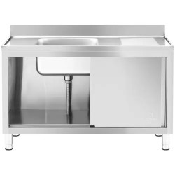 Royal Catering RC-IKS05 tiskiallaskaappi ruostumaton teräs 140 x 60 cm