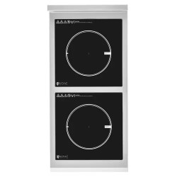 Royal Catering Induktiolevy 2 x 28 cm 400 V Timer