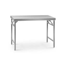 Royal Catering ECO taittuva ruostumattoman teräksen työpöytä 60 x 120 cm RCAT 120 60KE