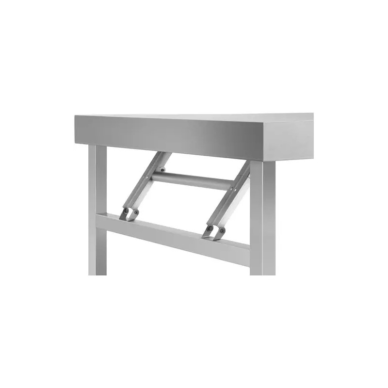 Royal Catering ECO taittuva ruostumattoman teräksen työpöytä 60 x 120 cm RCAT-120/60KE