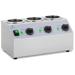 Royal Catering kastikkeenlämmitin 3 x 1 l 40 90 C