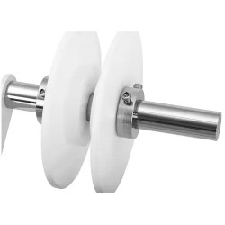 Puoliautomaattinen etikettikone pulloille ja pyöreille astioille, 20-40 kpl/min