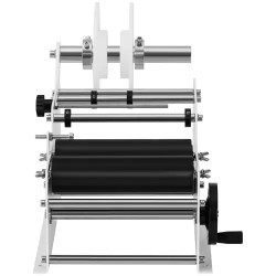 Puoliautomaattinen etikettikone pulloille ja pyöreille astioille, 20-40 kpl/min
