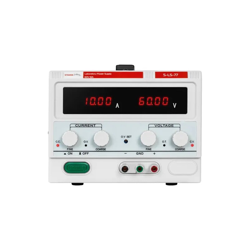 Laboratorion virtalähde S-LS-77 2-60 V 0-10 A DC 600 W