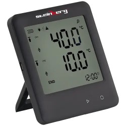 Lämpötilan datalogger SBS-DL-125E, 2 ulkoista anturia, -40...+125 °C, LCD-näyttö