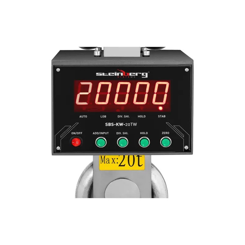 Steinberg Systems SBS-KW-20TW nostovaaka 20 000 kg LED-näytöllä ja kaukosäätimellä