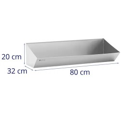 Royal Catering ranskalaisperuna-allas, 80 x 30 cm, ruostumaton teräs