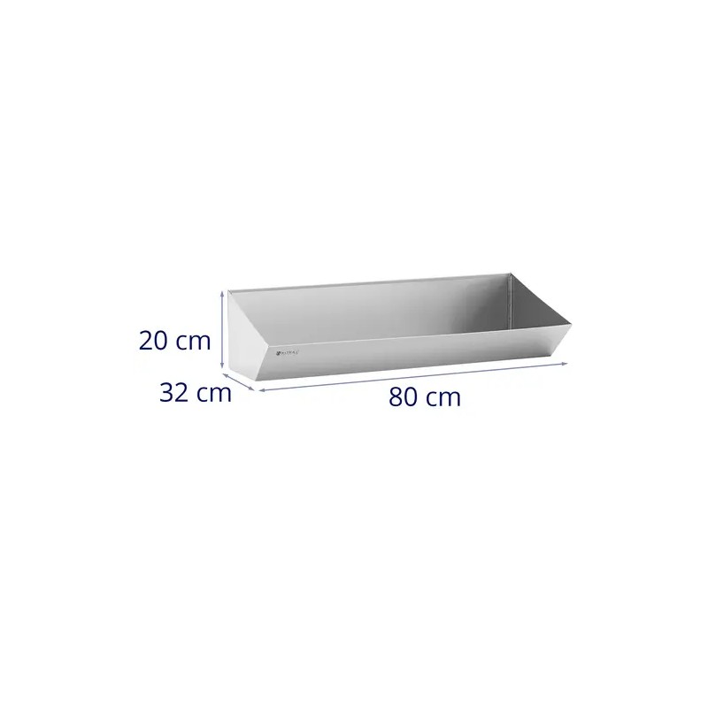 Royal Catering ranskalaisperuna-allas, 80 x 30 cm, ruostumaton teräs