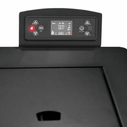 Pelletiuuni 9 kW, lämmitysteho 50–225 m³, 5 tehotasoa ja ajastin