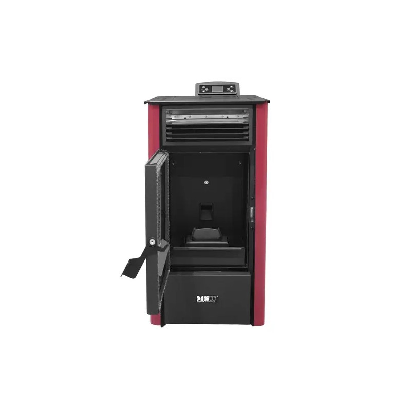 Pelletiuuni 9 kW, lämmitysteho 50–225 m³, 5 tehotasoa ja ajastin
