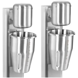 Kaksoismikseri pirtelöille 2 x 1 l, 15 000 rpm, ruostumaton teräs RCPMS-160S