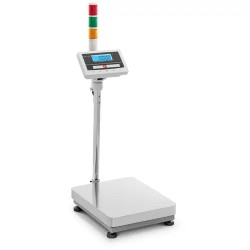 Platformsvaaka 60 kg 0 002 kg 40 x 50 cm LCD näytöllä ja varoitusvalolla