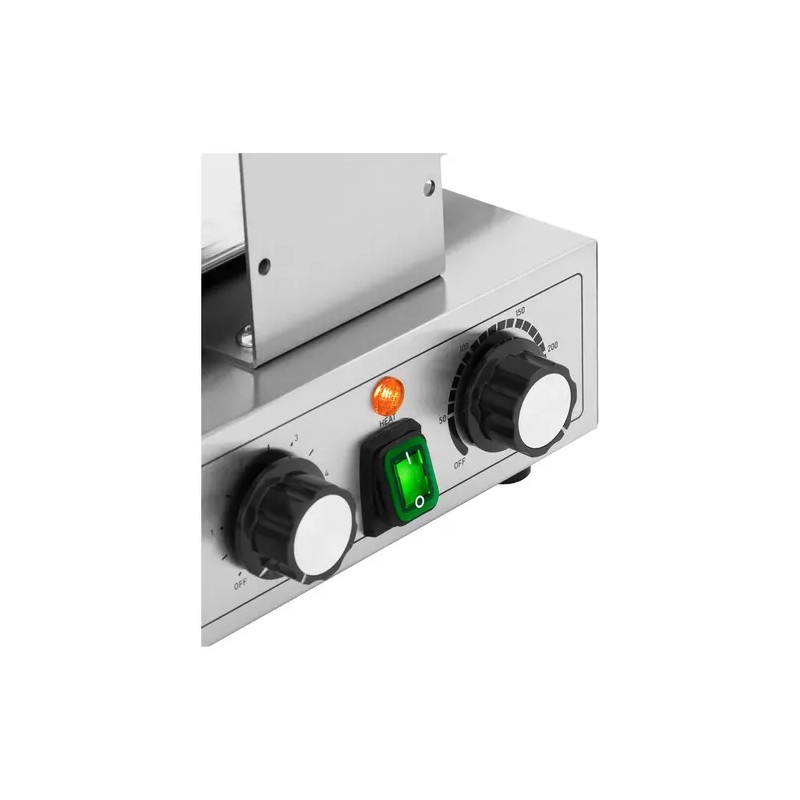 Royal Catering Bubble-vohvelirauta 2 x 1400 W 50-250 °C