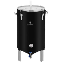Fermentteri 70 l, ruostumaton teräs, eristysvaippa, 0-40 °C