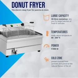 Royal Catering RCBG-35STHB Frittauslaite 35 l 9000 W