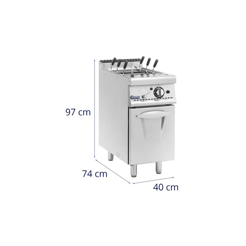 Royal Catering Pro 730 kaasukäyttöinen pastakeitin 80 x 90 x 73 cm 8 kW
