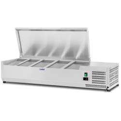 Royal Catering RCKV 120 33 5S kylmävitriini 120 x 33 cm 5 GN 1 4 astiaa