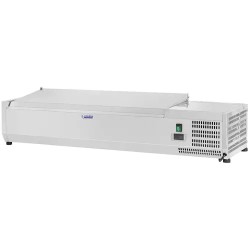 Royal Catering RCKV-120/33-5S kylmävitriini 120 x 33 cm, 5 GN 1/4 -astiaa
