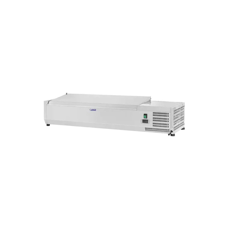 Royal Catering RCKV-120/33-5S kylmävitriini 120 x 33 cm, 5 GN 1/4 -astiaa