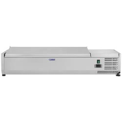 Royal Catering RCKV-120/33-5S kylmävitriini 120 x 33 cm, 5 GN 1/4 -astiaa
