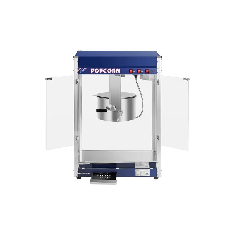 Royal Catering XXL-popcorn-kone 2350 W 8 kg/h sininen