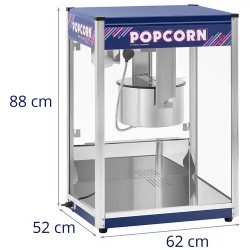 Royal Catering XXL-popcorn-kone 2350 W 8 kg/h sininen