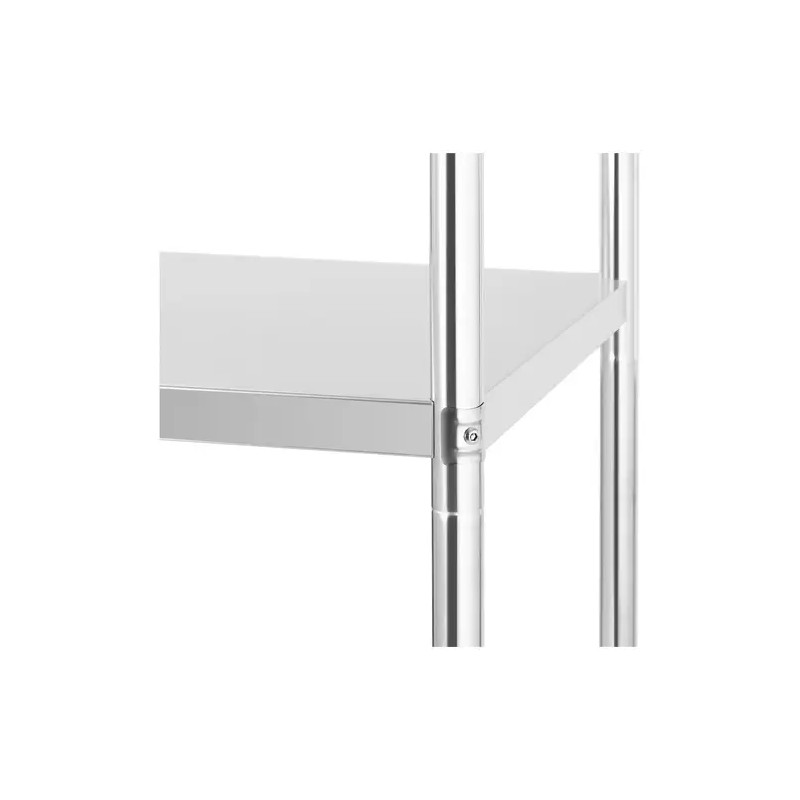 Royal Catering RCER-8040 ruostumattomasta teräksestä valmistettu hyllykkö 80 x 40 x 180 cm