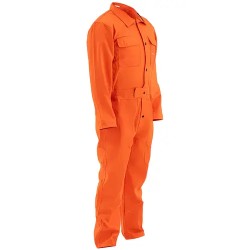 Hitsaushaalari XL oranssi liekinkestävä puuvilla OZ11