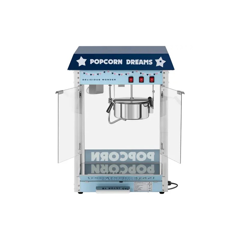 Royal Catering RCPS-BB1 Popcornkone 1500 W, sininen