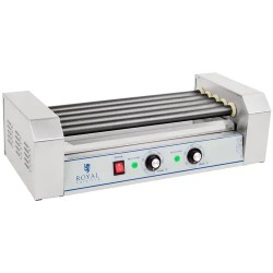 Royal Catering RCHG-5T Hot Dog -grilli, 5 Teflon-rullaa, 1000 W 9 kg