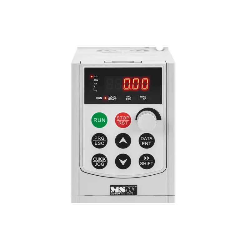 MSW VFD-taajuusmuunnin 2200 W 230 V 0,1–500 Hz LED-näytöllä