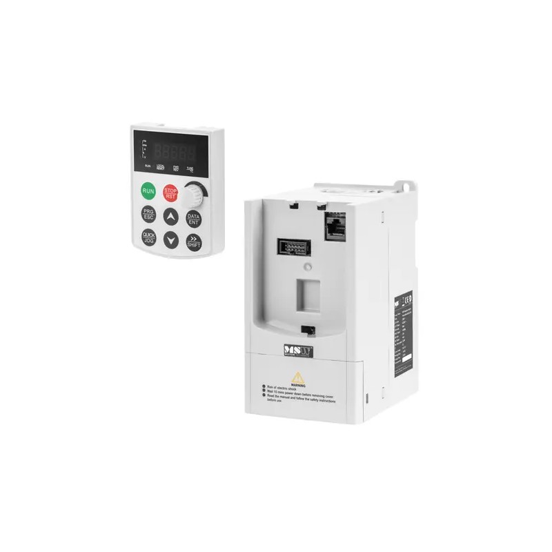 MSW VFD-taajuusmuunnin 2200 W 230 V 0,1–500 Hz LED-näytöllä