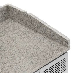 Royal Catering kylmälaite pyörillä 560 l 3 lokeroa 202 x 80 cm ruostumaton teräs