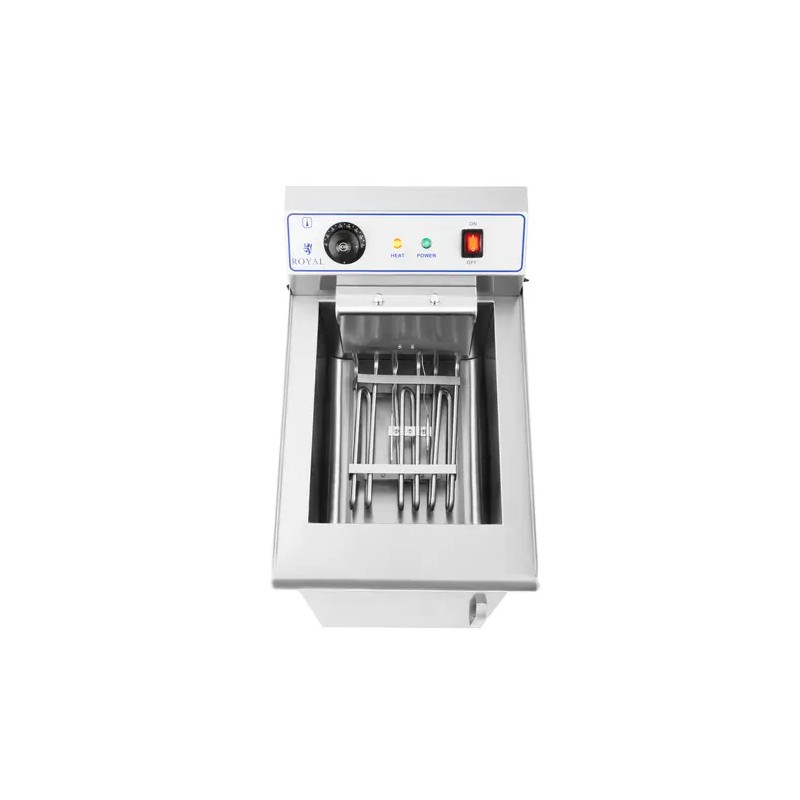 Royal Catering RCKF-16ESH sähköfriteerausallas 16 l 6000 W 400 V alakaapilla