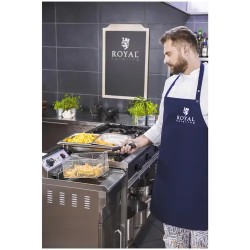 Royal Catering RCKF-16ESH sähköfriteerausallas 16 l 6000 W 400 V alakaapilla