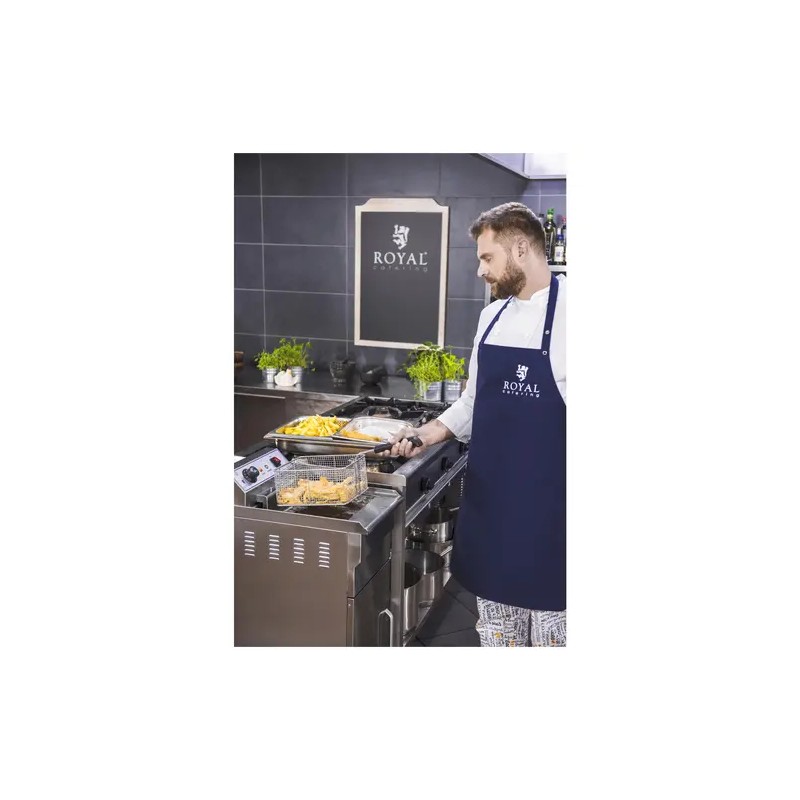 Royal Catering RCKF-16ESH sähköfriteerausallas 16 l 6000 W 400 V alakaapilla