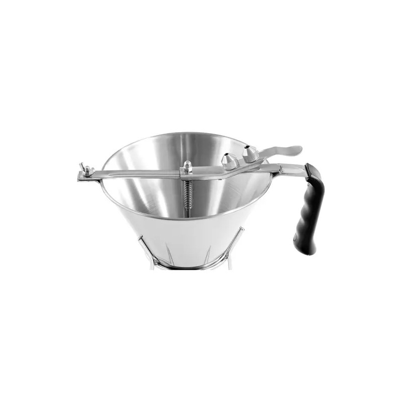 Royal Catering RC-OF04 täyttösuppilo 1,8 l ruostumaton teräs 3 kärkeä ja telineellä