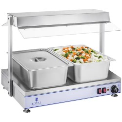 Royal Catering RCHP 70 lämpölevy 1100 W 2 halogenilampulla