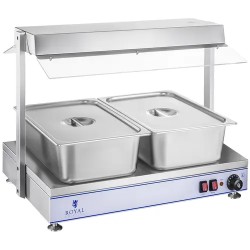 Royal Catering RCHP-70 lämpölevy 1100 W 2 halogenilampulla