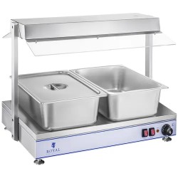 Royal Catering RCHP-70 lämpölevy 1100 W 2 halogenilampulla