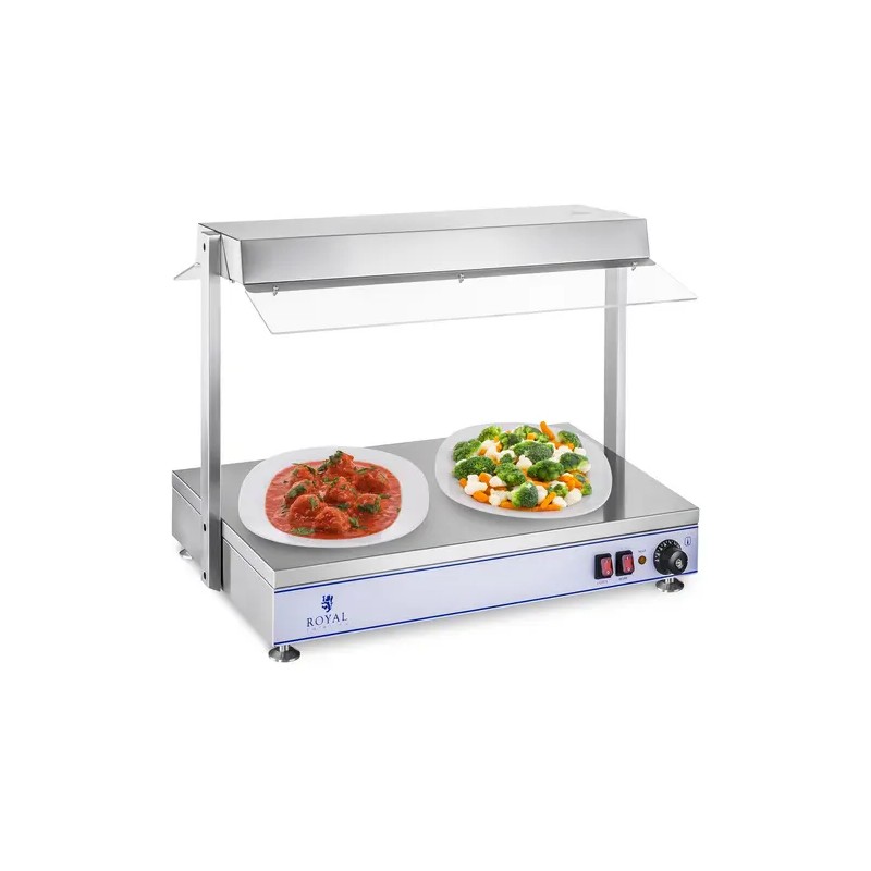 Royal Catering RCHP-70 lämpölevy 1100 W 2 halogenilampulla