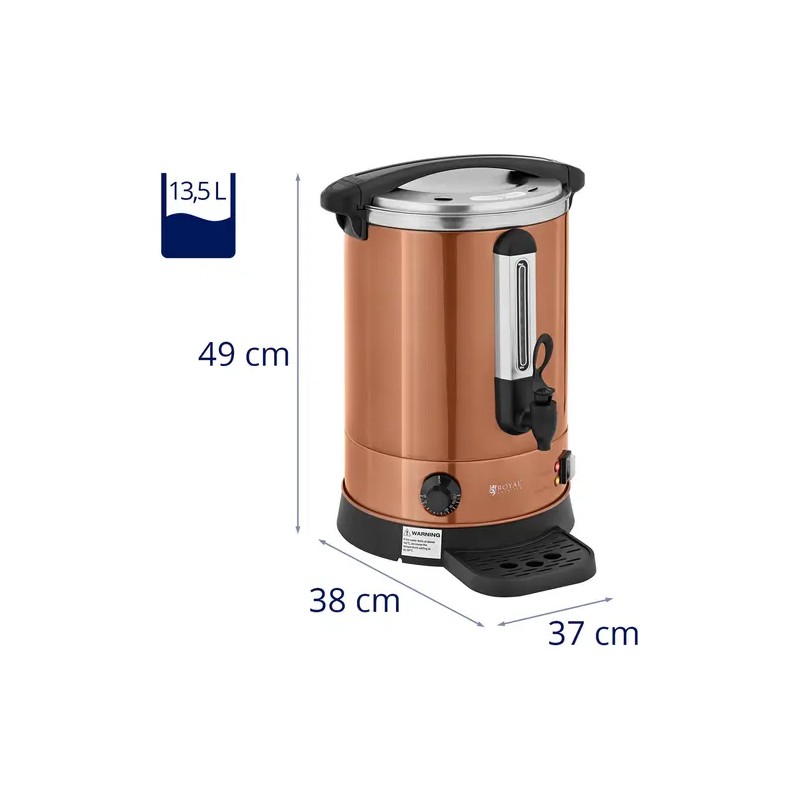 Vedenkeitin 13,5 l 2500 W oranssi