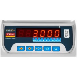 Pöytävaaka TEKO+LED03T-PLS-B1, 3 kg, LED-näyttö, kaupallinen käyttö