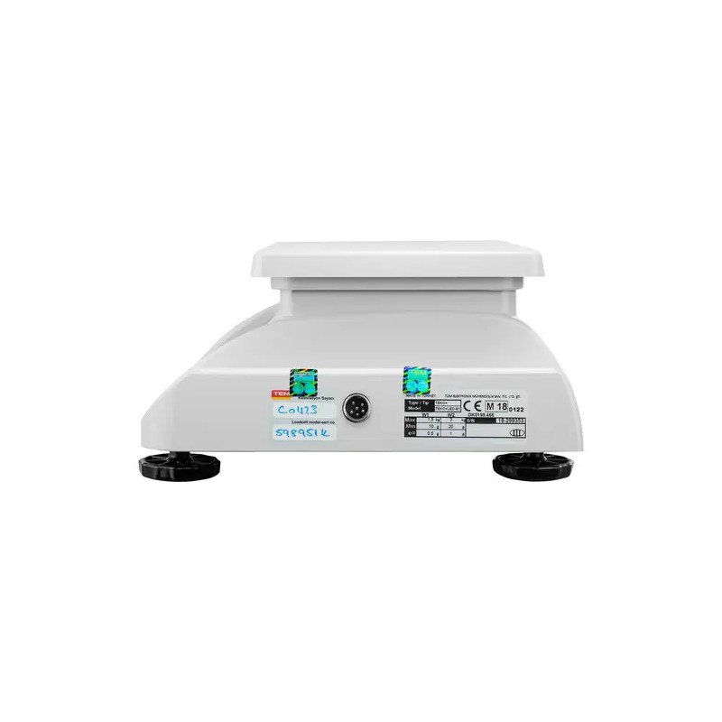 Pöytävaaka TEKO+LED03T-PLS-B1, 3 kg, LED-näyttö, kaupallinen käyttö
